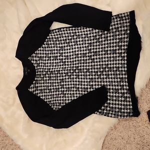 Cute Herringbone Front Sweater